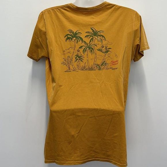 Banks Journal Graphic Logo Yellow T-Shirt Size L - Picture 2 of 7